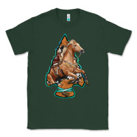 Sports Green arrowhead horse, Classic Tee - RanaPortraitStore