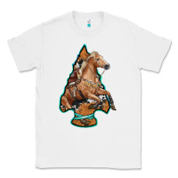White arrowhead horse, Classic Tee - RanaPortraitStore