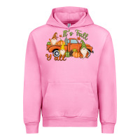 Fuchsia Pink It's Fall Y'all Gnome Urban Hoodie - MaliasSmallBusiness
