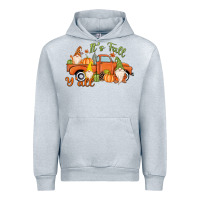 Heather Grey It's Fall Y'all Gnome Urban Hoodie - MaliasSmallBusiness