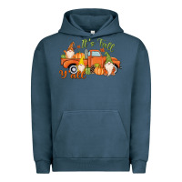 Pigment Midnight Navy It's Fall Y'all Gnome Urban Hoodie - MaliasSmallBusiness