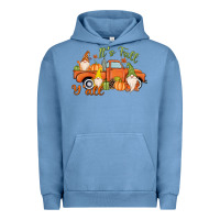Pigment Pebble Blue It's Fall Y'all Gnome Urban Hoodie - MaliasSmallBusiness