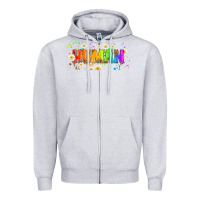 Heather Grey lgbtq human  libbey glass Zipper Hoodie - HRA Design Shop