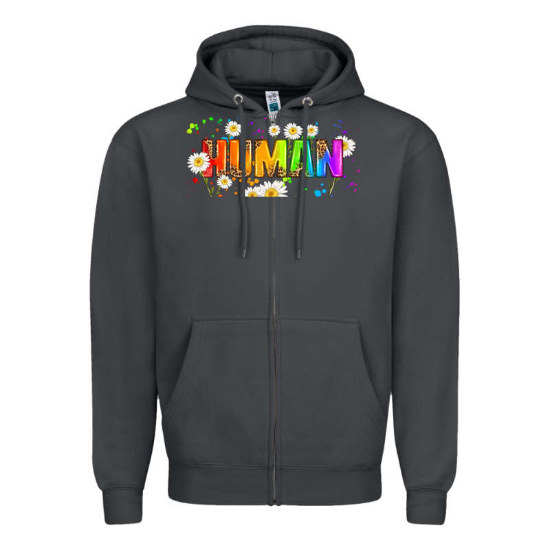 Lgbtq Human  Libbey Glass Zipper Hoodie by HRA Design Shop | Teevron