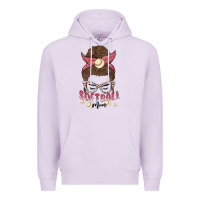 Lilac softball mom Premium Hoodie - MaliasSmallBusiness