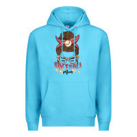 Ocean Blue softball mom Premium Hoodie - MaliasSmallBusiness