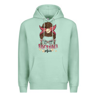 Seafoam softball mom Premium Hoodie - MaliasSmallBusiness