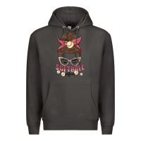 Smoke softball mom Premium Hoodie - MaliasSmallBusiness