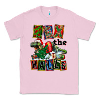 Bubblegum Pink Rex The Halls Classic Tee - FaDigitalArtStudio