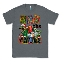 Charcoal Heather Rex The Halls Classic Tee - FaDigitalArtStudio
