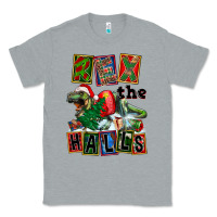 Heather Grey Rex The Halls Classic Tee - FaDigitalArtStudio