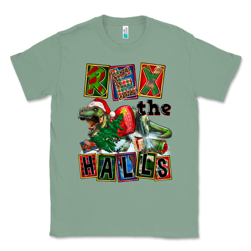 Rex The Halls Classic Tee by FaDigitalArtStudio | Teevron