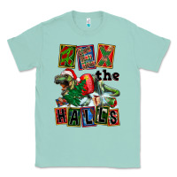 Seafoam Rex The Halls Classic Tee - FaDigitalArtStudio