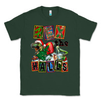 Sports Green Rex The Halls Classic Tee - FaDigitalArtStudio