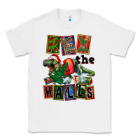 White Rex The Halls Classic Tee - FaDigitalArtStudio