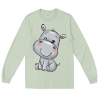 Matcha hippo Long Sleeve Tee - texasbilliewilder