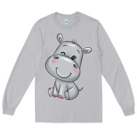 Moon Dust hippo Long Sleeve Tee - texasbilliewilder