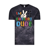 Cloud Black the birthday dude Vintage Tee - MaliasSmallBusiness