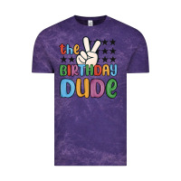Cloud Purple the birthday dude Vintage Tee - MaliasSmallBusiness