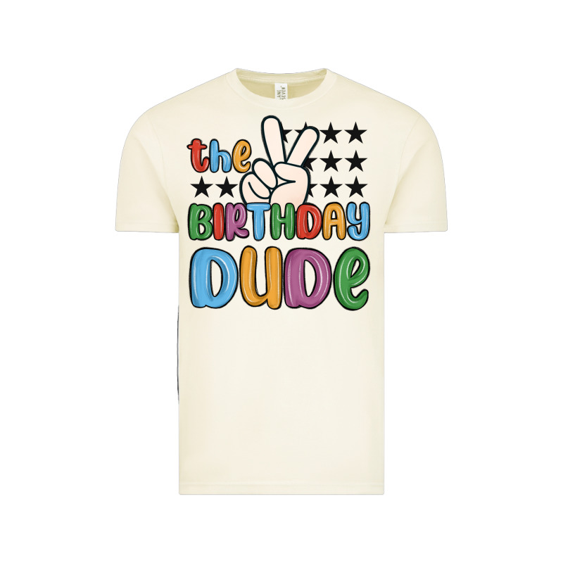 The Birthday Dude Vintage Tee by MaliasSmallBusiness | Teevron