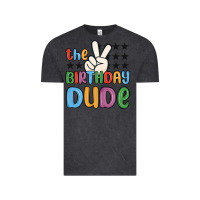 Vintage Black the birthday dude Vintage Tee - MaliasSmallBusiness