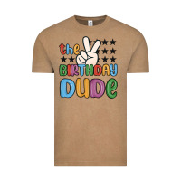 Vintage Coffee the birthday dude Vintage Tee - MaliasSmallBusiness