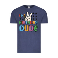 Vintage Denim the birthday dude Vintage Tee - MaliasSmallBusiness