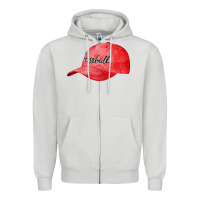 Dove Grey blue baseball cap fa element Zipper Hoodie - FaDigitalArtStudio