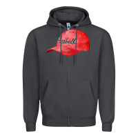 Smoke blue baseball cap fa element Zipper Hoodie - FaDigitalArtStudio