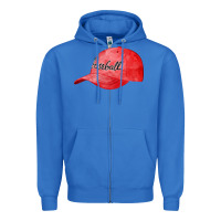True Royal blue baseball cap fa element Zipper Hoodie - FaDigitalArtStudio