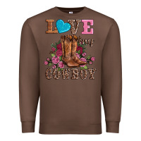 Chestnut valentines day love my cowboy Premium Sweatshirt - AdoDesignShop