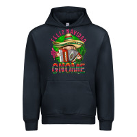 Navy Feliz Navidad gnome Urban Hoodie - NancyCooperArtShop