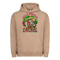 Pigment Burro Feliz Navidad gnome Urban Hoodie - NancyCooperArtShop