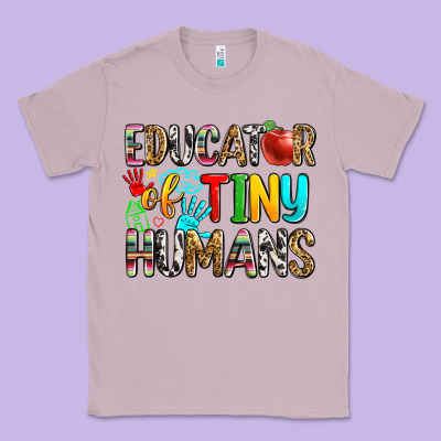 Educator Of Tiny Humans Classic Tee Designed By Zillion Design Studio