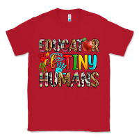 Red educator of tiny humans Classic Tee - Zillion Design Studio