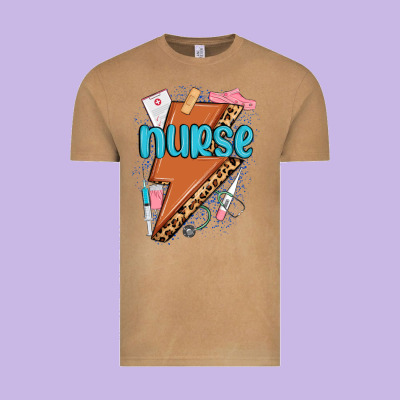 Vintage Tee nurse lightning bolt