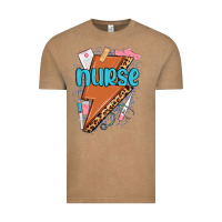 Vintage Coffee nurse lightning bolt Vintage Tee - MaliasSmallBusiness