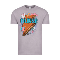 Vintage Zinc nurse lightning bolt Vintage Tee - MaliasSmallBusiness