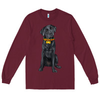 Burgundy labrador retriever with overflow Long Sleeve Tee - texasbilliewilder