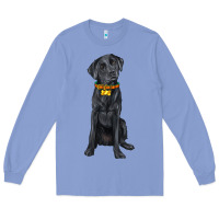 Colony Blue labrador retriever with overflow Long Sleeve Tee - texasbilliewilder