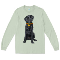 Matcha labrador retriever with overflow Long Sleeve Tee - texasbilliewilder