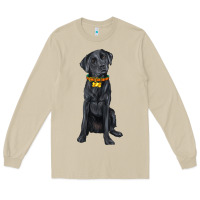 Mushroom labrador retriever with overflow Long Sleeve Tee - texasbilliewilder