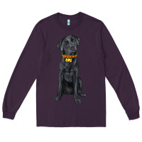 Plum labrador retriever with overflow Long Sleeve Tee - texasbilliewilder