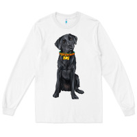 White labrador retriever with overflow Long Sleeve Tee - texasbilliewilder