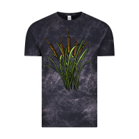Cloud Black reeds Vintage Tee - BarkalooDesign
