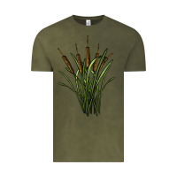 Vintage Olive reeds Vintage Tee - BarkalooDesign