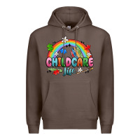 Coffee childcare life Premium Hoodie - MaliasSmallBusiness