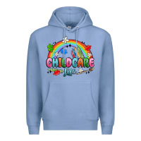 Colony Blue childcare life Premium Hoodie - MaliasSmallBusiness