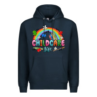 Navy childcare life Premium Hoodie - MaliasSmallBusiness