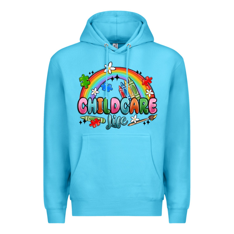Childcare Life Premium Hoodie by MaliasSmallBusiness | Teevron